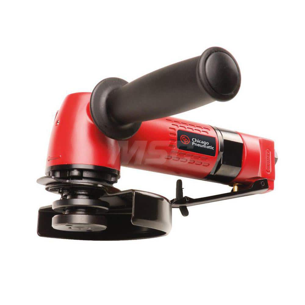 Chicago Pneumatic 6151957222 Air Angle Grinder: 4-1/2" Wheel Dia, 12,000 RPM 