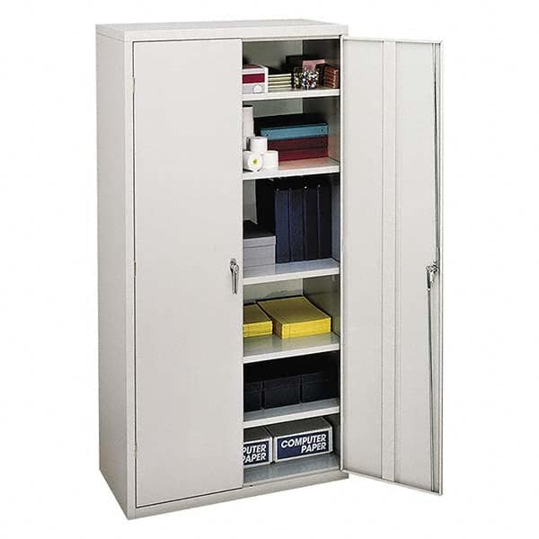 Locking Storage Cabinet: 36" Wide, 18-1/8" Deep, 71-3/4" High