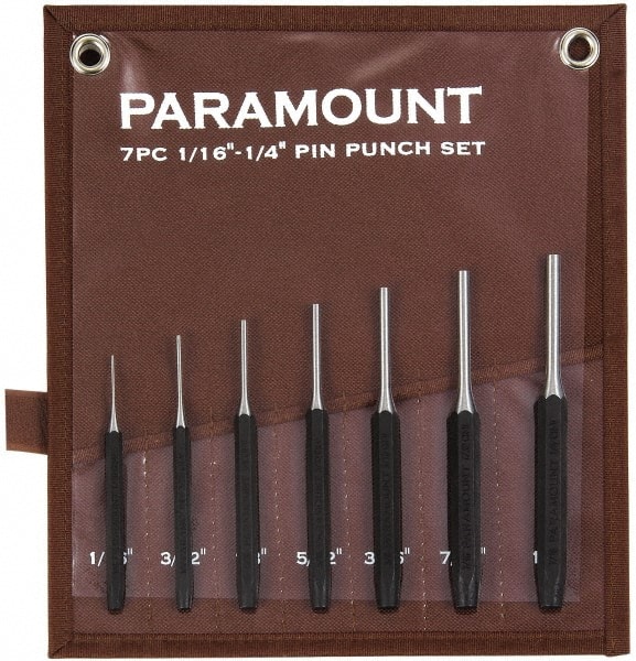 Pin Punch Set: 7 Pc