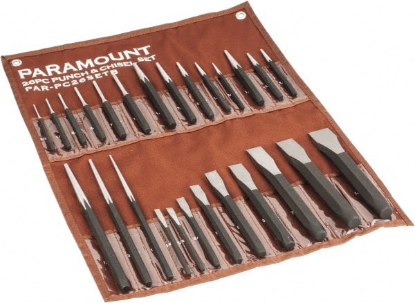 Paramount 26 Piece Punch  Chisel Set 91342816 MSC Industrial Supply
