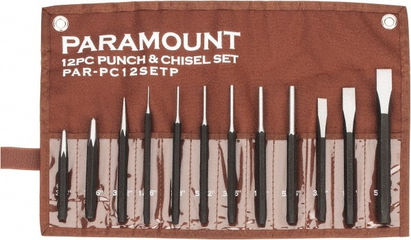Paramount PAR-PC12SETP 12 Piece Punch & Chisel Set 
