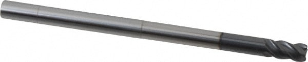 Niagara Cutter 17002062 Corner Radius End Mill: 1/4" Dia, 3/8" LOC, 0.02" Radius, 4 Flutes, Solid Carbide Image