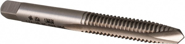 Spiral Point Tap: 1/4-20 UNC, 2 Flutes, Plug, 3B Class of Fit, High Speed  Steel, Bright Finish