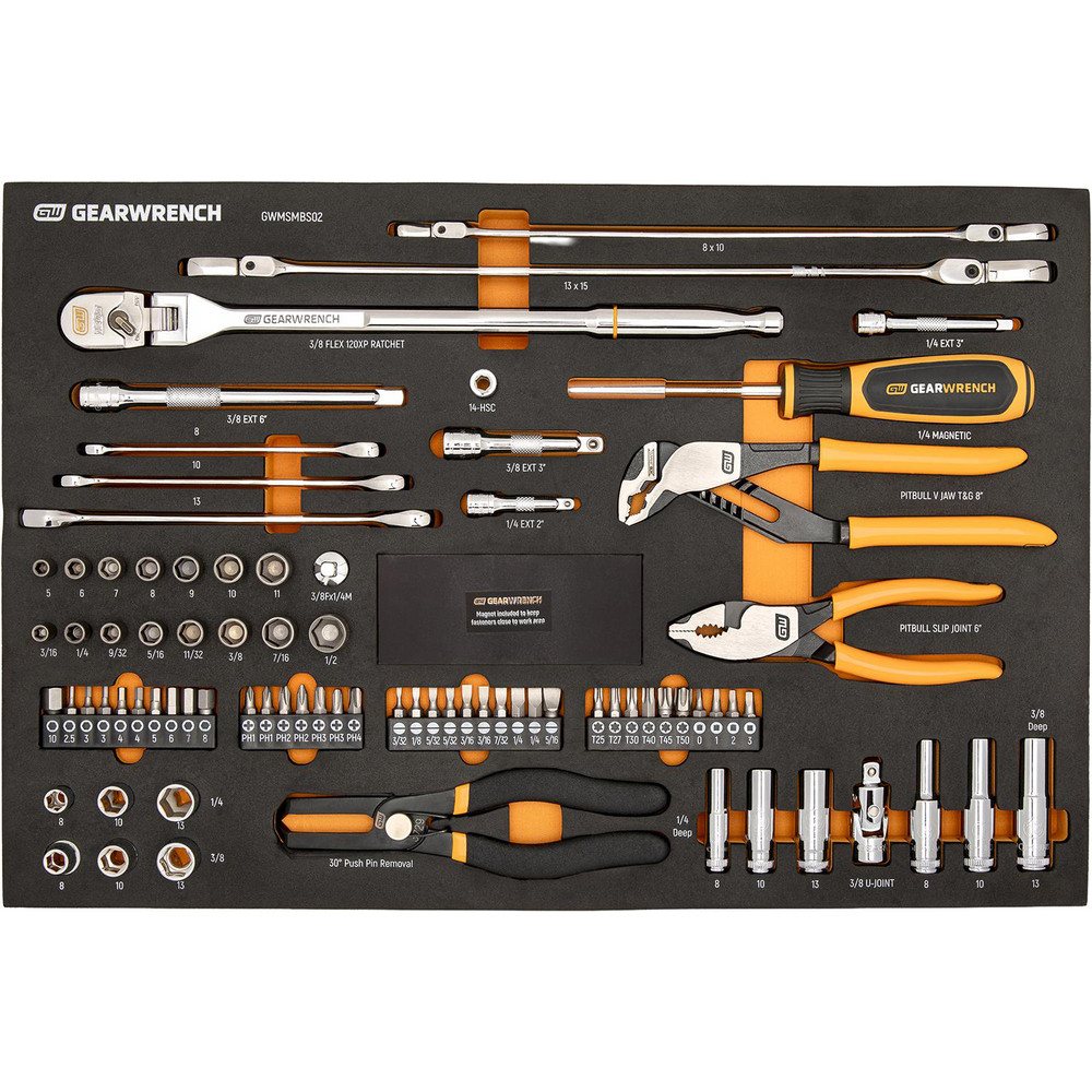 Mechanic's Tool Set: 82 Pc - Foam Module