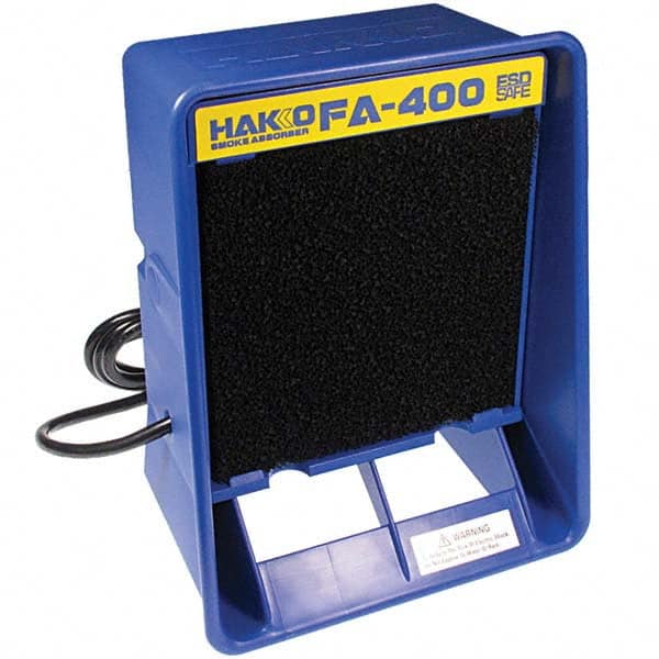 Hakko FA400-04 Single Phase 38.8 CFM (Vertical), 17.7 CFM (Horizontal) CFM 120V Smoke Absorber Table Top Portable Air Cleaner Solder Fume Extraction System 
