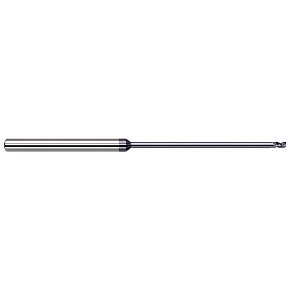 Harvey Tool 38062-C3 Square End Mill: 1/16" Dia, 3 Flutes, 3/32" LOC, Solid Carbide, 30 &deg; Helix Image