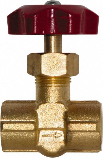 1/4" Pipe, FNPT x FNPT End Connection, Lead Free Brass Pressure Regulating Valve
