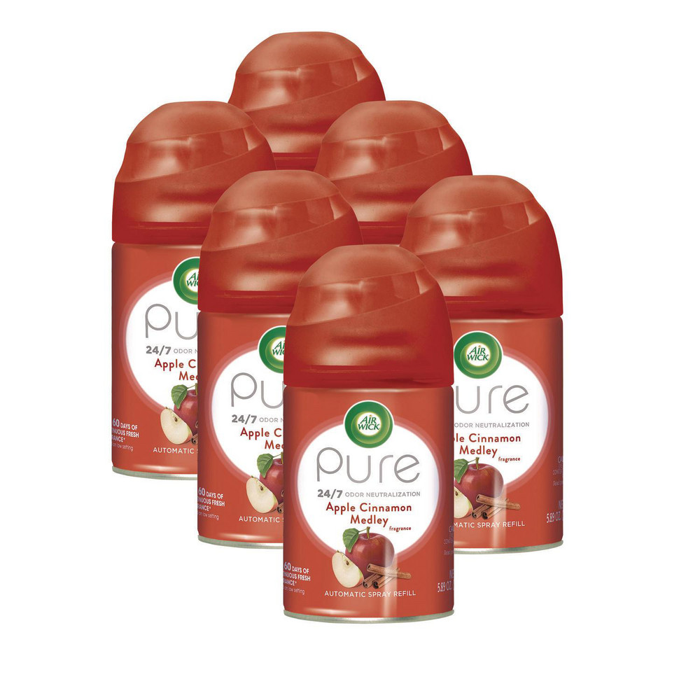 Air Wick Freshmatic Ultra Spray Refill Apple Cinnamon Medley 589 oz Aerosol Spray 6Carton Apple Cinnamon Scent Use w Air Wick Freshmatic Air Wick Freshmatic Ultra Spray Refill Apple Cinnamon Medley 589 oz Aerosol Spray 6Carton Apple Cinnamon Scent Use w Air Wick Freshmatic