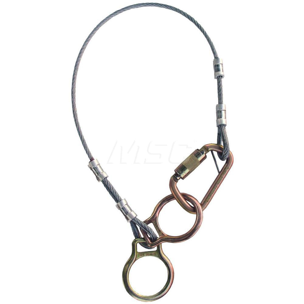 Anchors, Grips & Straps; Load Capacity (Lb. - 3 Decimals): 310 ; Load Capacity (Kg): 141 ; Material: Galvanized Steel ; Anchor Point Connection Type: D-Ring ; Tensile Strength: 5000lb ; Standards: ANSI; OSHA