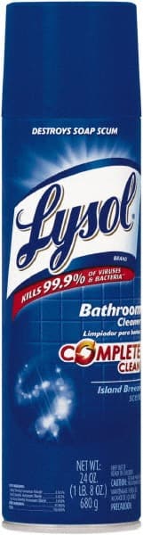 Lysol RAC02569CT Case of (12), 24-oz Aerosol Cans, Foam Bathroom Cleaner 