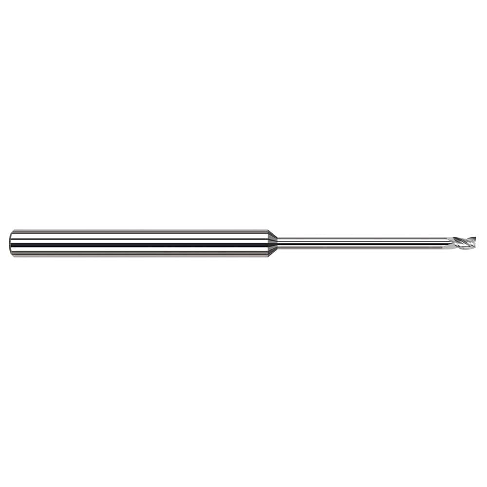 Harvey Tool 48962 Square End Mill: 1/16 Dia, 3/32 LOC, 1/8 Shank Dia, 2-1/2 OAL, 3 Flutes, Solid Carbide 