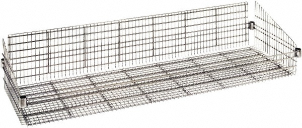 Wire Basket Wire Shelving: - 60" Wide, 18" Deep, 10" High