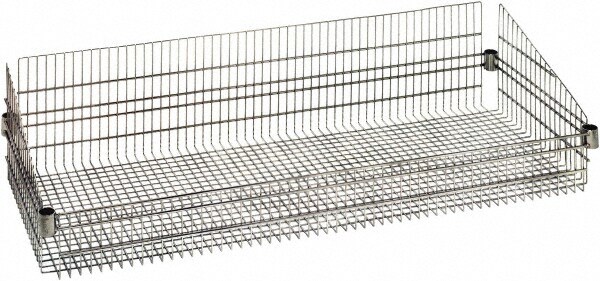 Wire Basket Wire Shelving: 800 lb Shelf Capacity, 0 Shelf