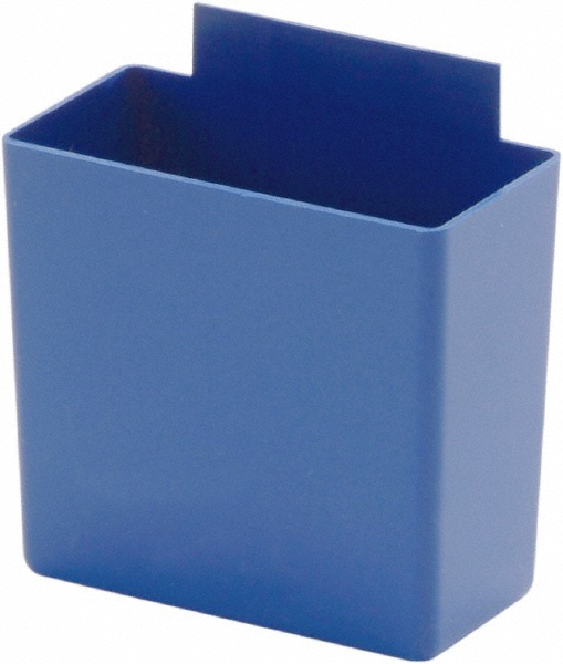 Bin Cup: Use with All Bins, Blue - 1.8" Wide, 3" High, Polypropylene