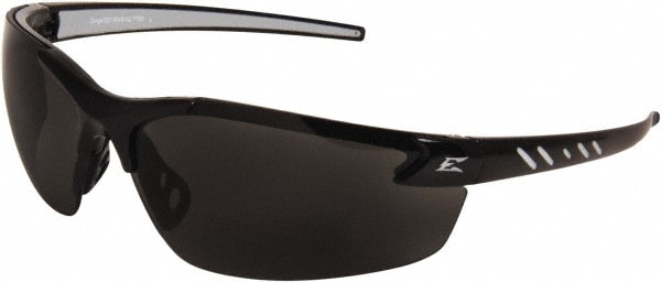 Safety Glass: Scratch-Resistant, Polycarbonate, Smoke Lenses, Frameless, UV Protection