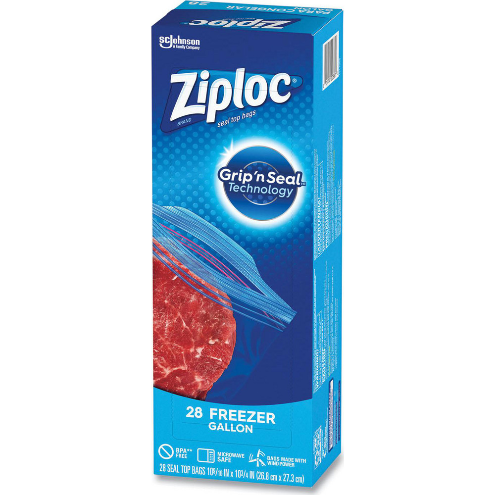 Ziploc - Ziploc Brand Freezer Bags, Gallon, with Grip 'n Seal