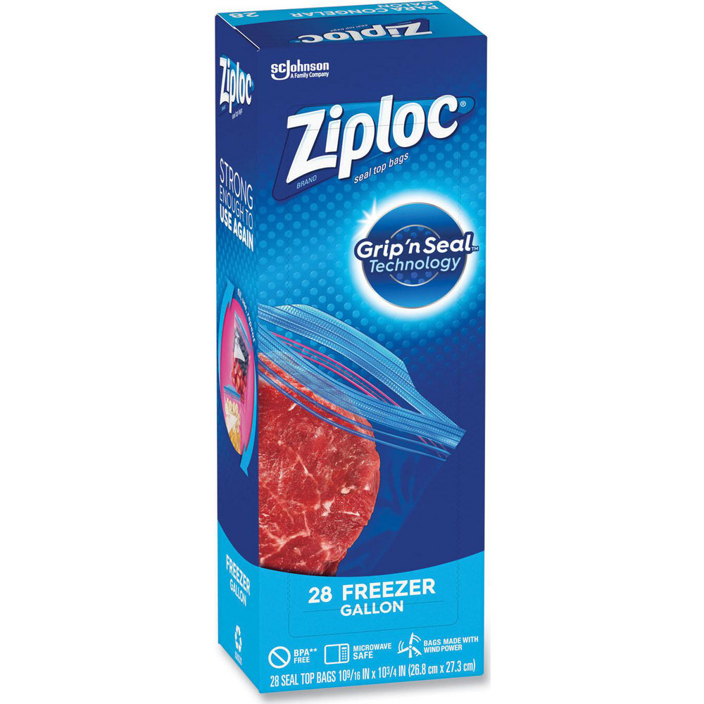 Ziploc - Ziploc Brand Freezer Bags, Gallon, with Grip 'n Seal