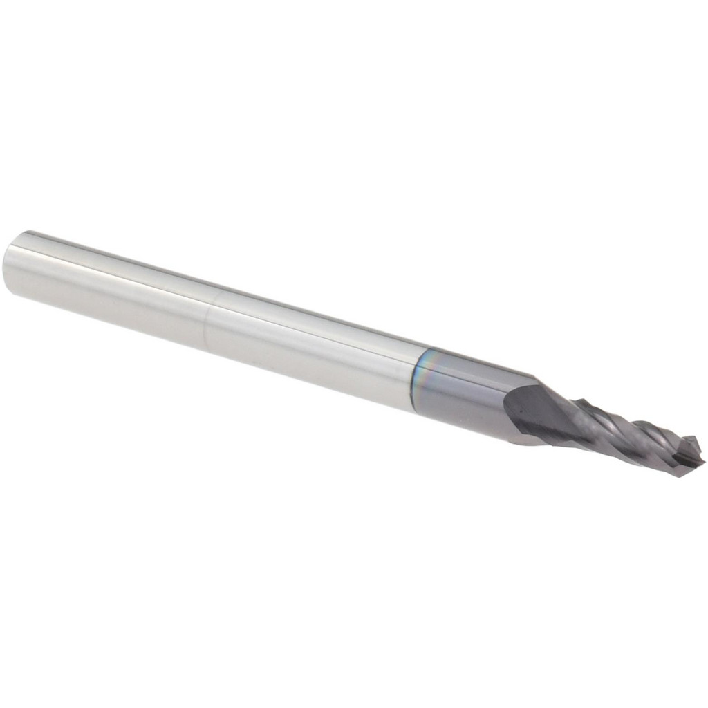 Harvey Tool Drill Mill: 0.0781" Dia, 1/4" LOC, 4 Flute, 90 deg Point, Solid Carbide - 1-1/2" OAL, 1/8" Shank, AlTiN Finish | Part #15305-C3
