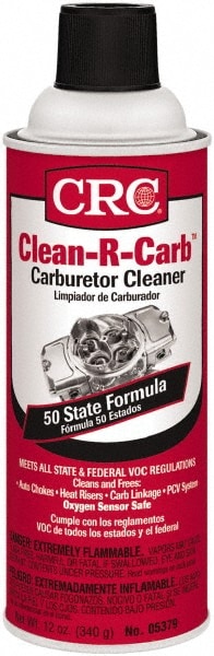 Carburetor Parts Cleaner: 12 oz, Aerosol Can