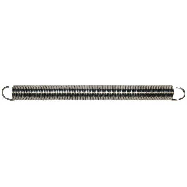 Extension Spring: 1" OD, 12.45 lb Max Load, 16-1/2" Extended Length, 0.1055" Wire Dia