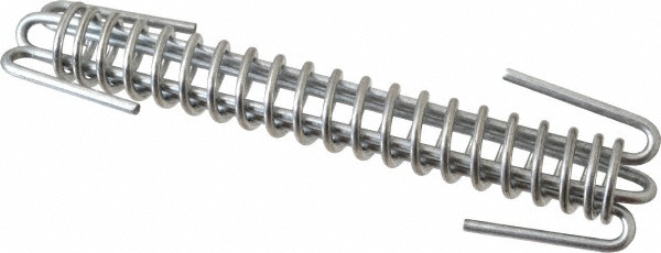 Extension Spring: 0.875" OD, 42.3 lb Max Load, 0.1055" Wire Dia