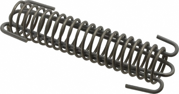 Extension Spring: 1.192" OD, 13.67 lb Max Load, 0.092" Wire Dia