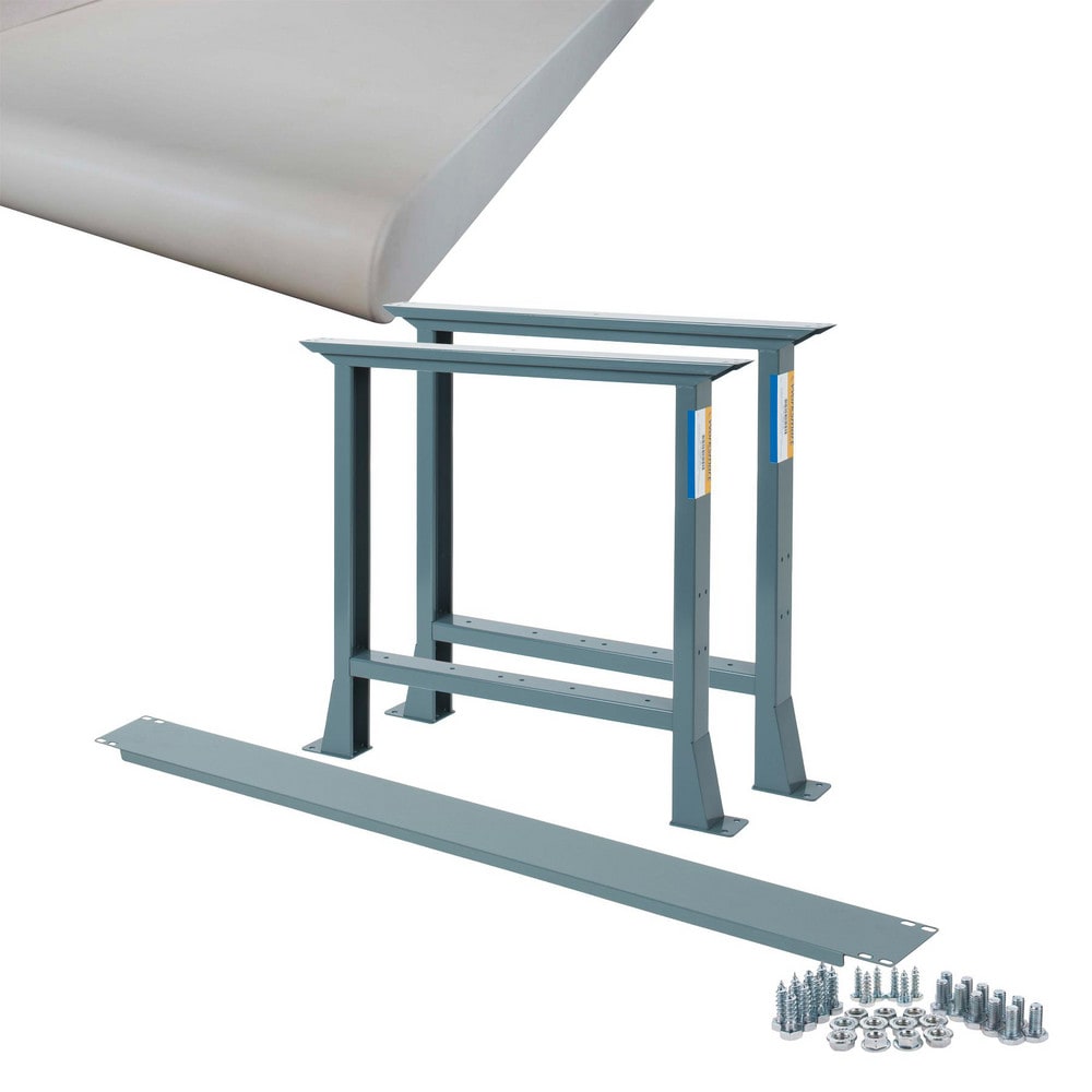Stationary Industrial Work Bench: 36" Wide, 36" Deep, 34" High, 4,800 lb Capacity