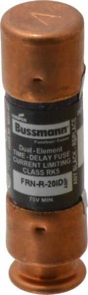 Cooper Bussmann - Cartridge Time Delay Fuse: RK5, 20 A, 2″ OAL 
