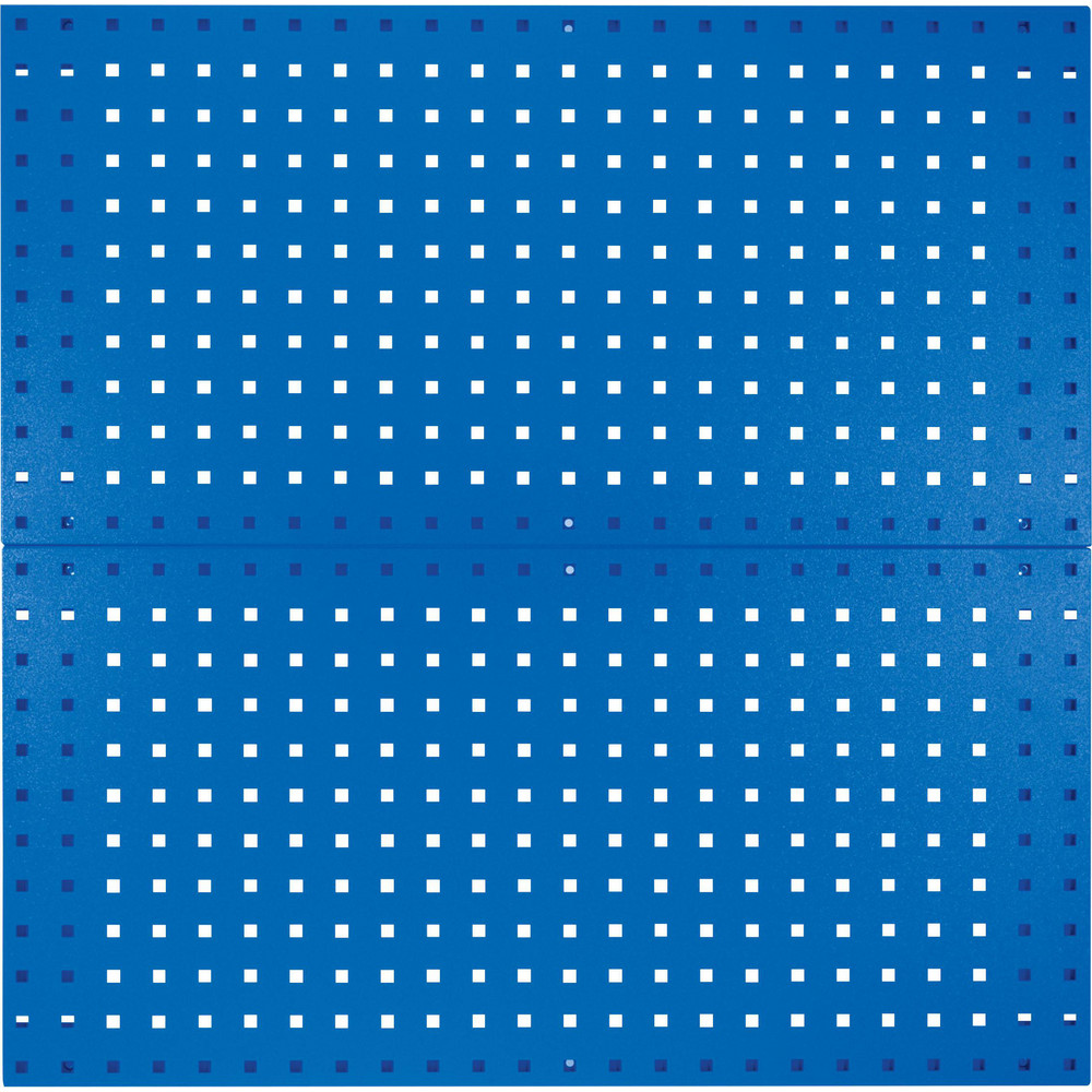 Pegboard Industrial Steel Tool Board System: 18 x 36", Steel - 2 Panel, Blue