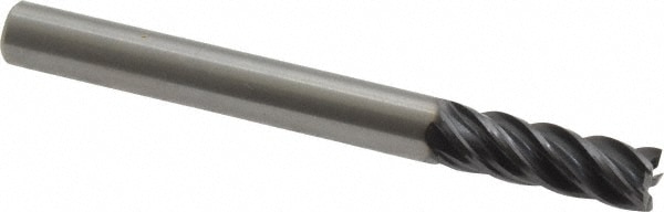 Kennametal 4048714 Square End Mill: 1/4 Dia, 3/4 LOC, 1/4 Shank Dia, 2-1/2 OAL, 5 Flutes, Solid Carbide Image