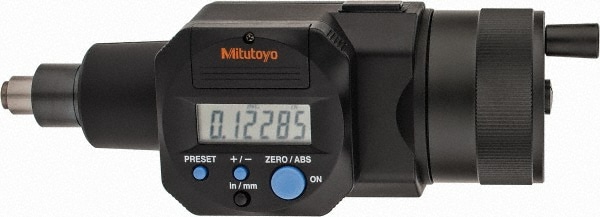 Mitutoyo 164-164 0 to 50.8mm Range, 11mm Spindle Diameter, Flat Spindle Electronic Micrometer Head Image