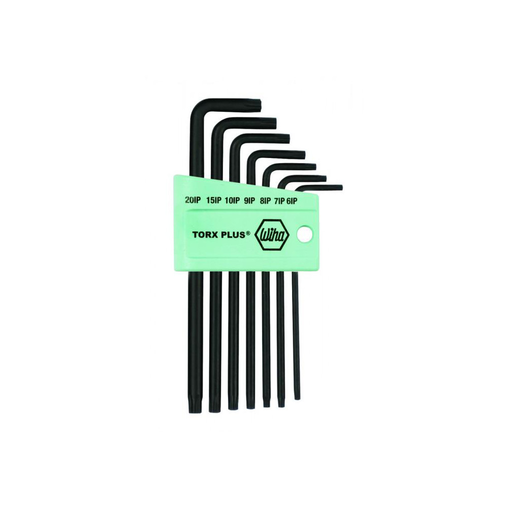 Ip7 Key Wiha - Torx Plus Key Set: 7 Pc, L-Handle, IP6 to IP20 | MSC Direct