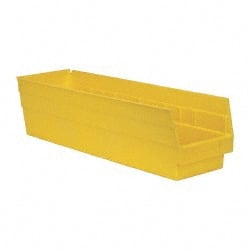 Quantum Storage QSB206YLCS Plastic Hopper Shelf Bin: Yellow 