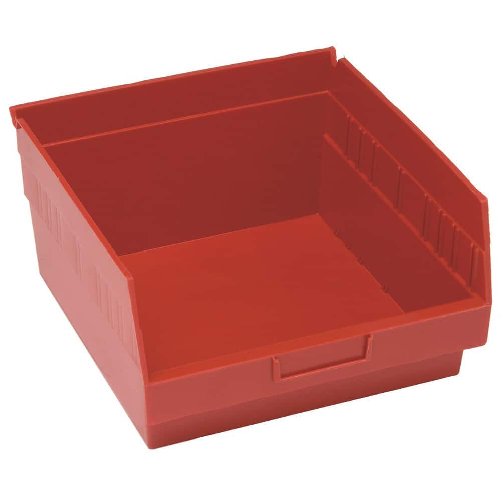 Quantum Storage QSB209RDCS Plastic Hopper Shelf Bin: Red 