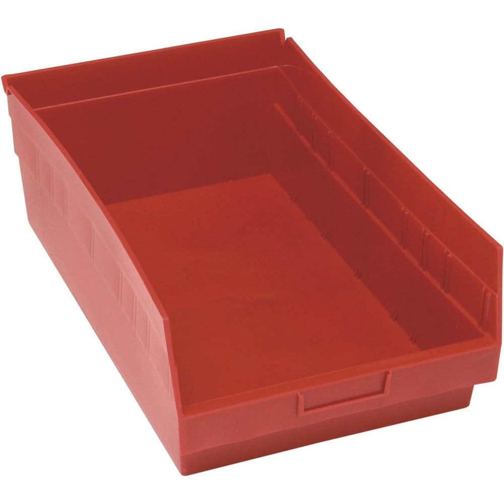 Quantum Storage - Plastic Hopper Shelf Bin: Red | MSC Industrial Supply Co.