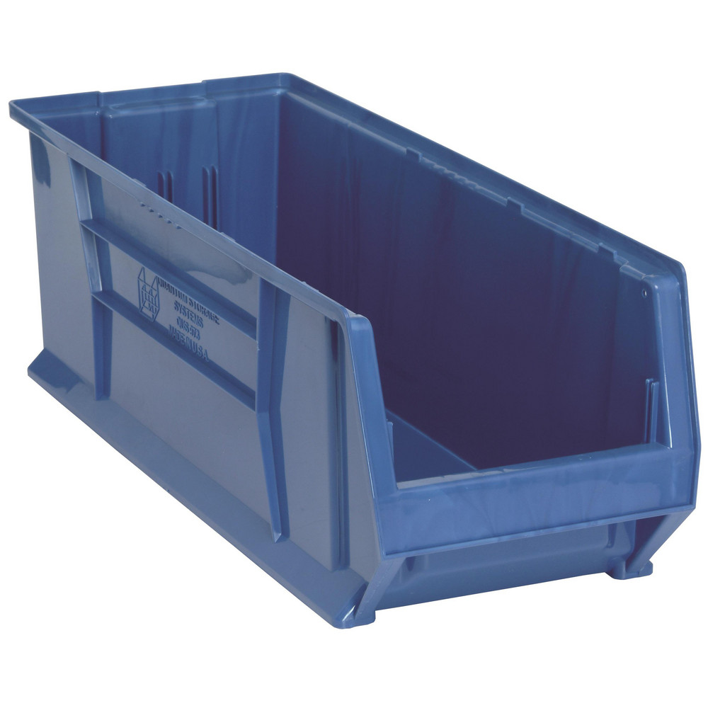 Quantum Storage Plastic Hopper Stacking Bin Blue MSC Direct