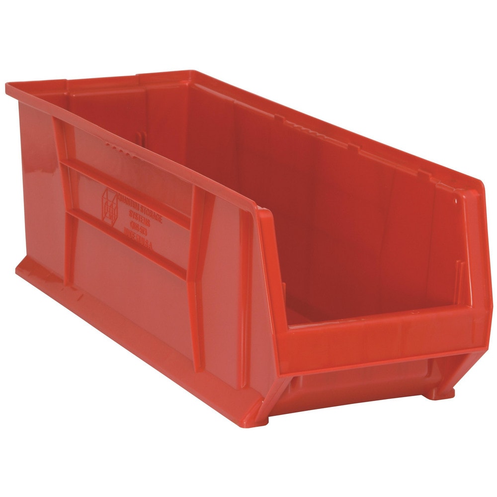 Plastic Hopper Stacking Bin: Red