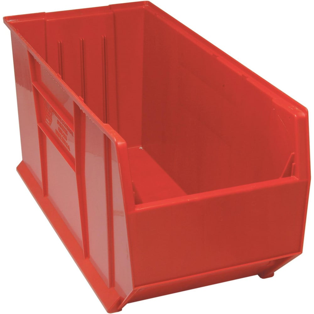 Plastic Hopper Stacking Bin: Red