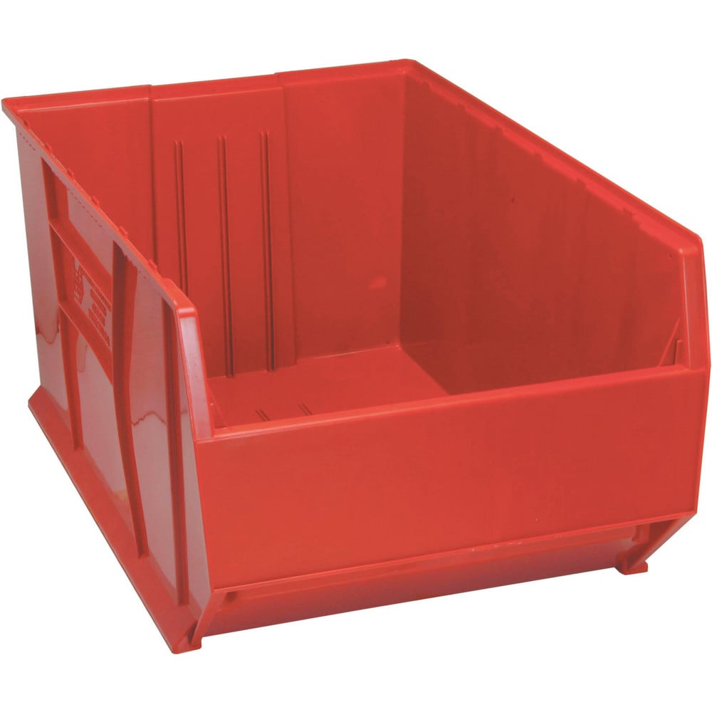 Plastic Hopper Stacking Bin: Red