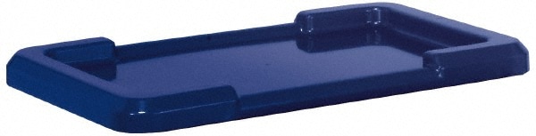 25.8" Long x 16.3" Wide x 1.5" High Blue Lid