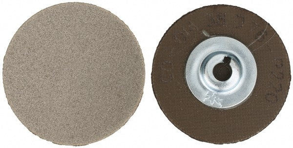 PFERD 40520 Quick-Change Disc: CD, 1-1/2" Disc Dia, 220 Grit, Diamond, Coated 