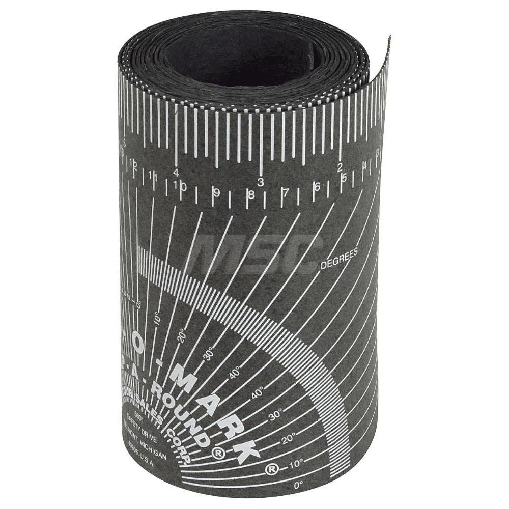 Wrap-a-Round Tape Measure: 16" Max Pipe Dia, 5 x 108"