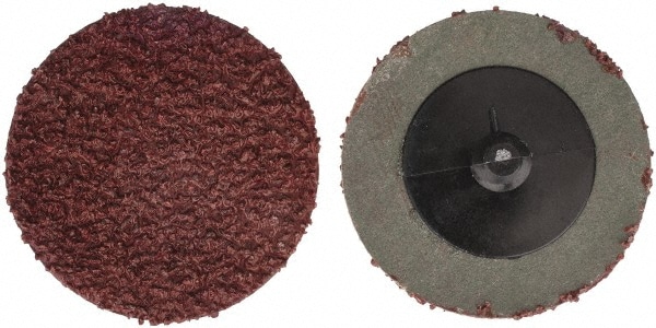 Tru-Maxx 132210 Quick-Change Disc: Roloc Type 3, 2" Disc Dia, 24 Grit, Aluminum Oxide, Coated 