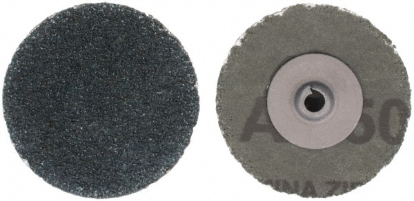 Tru-Maxx 505225 Quick-Change Disc: SocAtt Type 2, 2" Disc Dia, 50 Grit, Zirconia Alumina, Coated Image