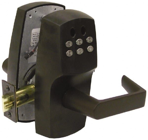 Entry Lever Lockset for 1-1/2 to 2" Thick Doors