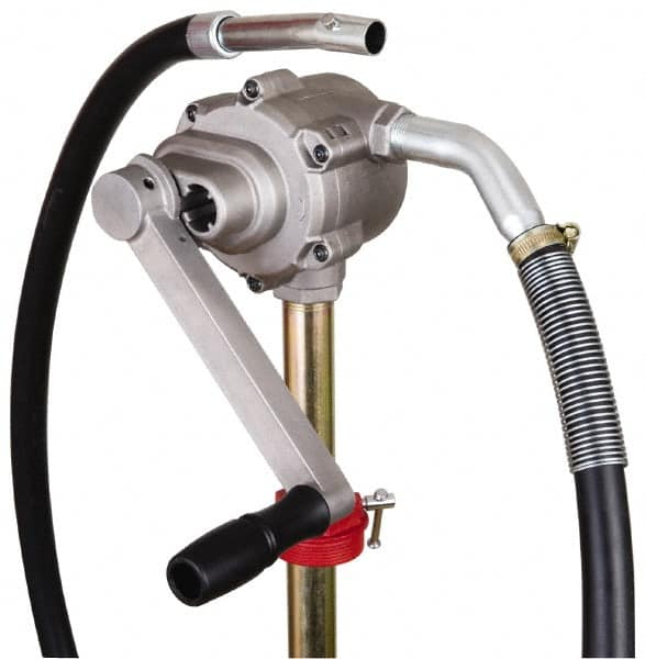 PRO-LUBE GROZ RB/3H Rotary Hand Pump: 8 gal/STROKE, Oil Lubrication, Aluminum 