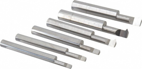 Single Point Threading Tool Sets; Thread Type: Internal ; Material: Solid Carbide ; Minimum Threading Diameter (Decimal Inch): 0.18 ; Maximum Threading Diameter (Decimal Inch): 0.36 ; Minimum Cutting Depth (Decimal Inch): 0.50