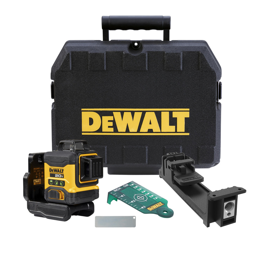 Laser Levels: 3-Point, Self-Leveling Cross Line Laser, Class II, Vertical, Horizontal, Down