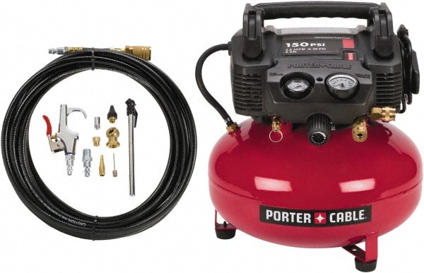 0.8 hp, 2.6 CFM Hand Carry Pancake Compressor