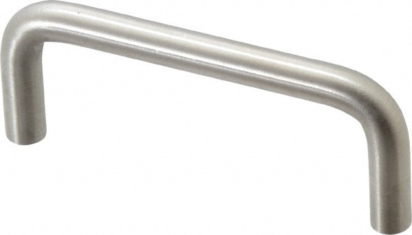 5/16" Handle Diam, Satin Finish Stainless Steel Drawer Pull